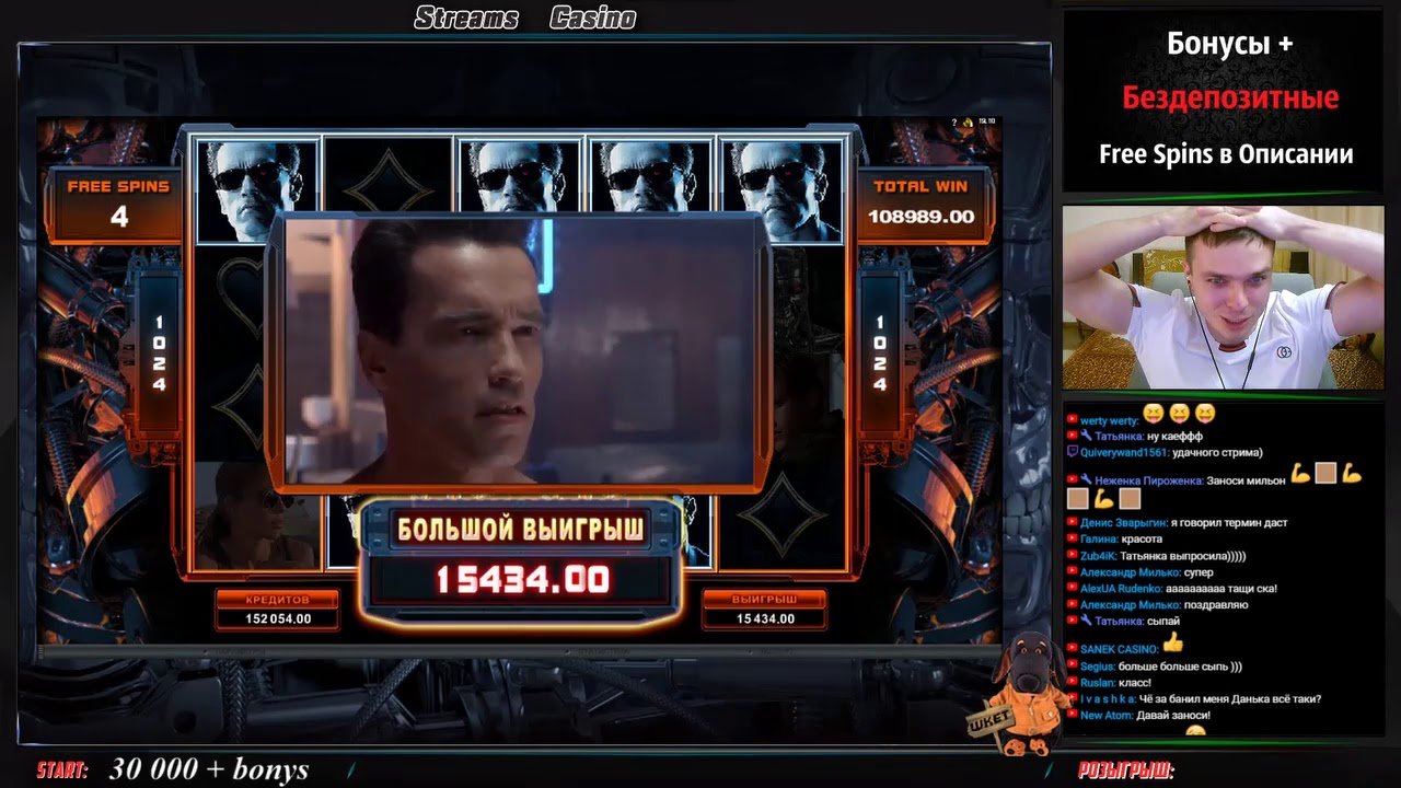 Danikslots ловит очередной Hot Mode в Терминаторе